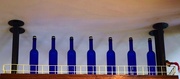 29th Apr 2024 - Seven Blue Bottles Hanging From The Ceiling ~ 