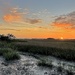 Marsh sunset at low tide by congaree