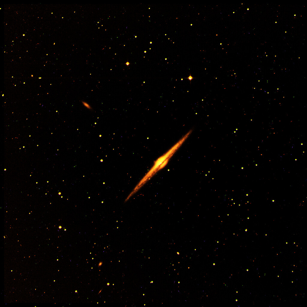 Needle Galaxy NGC4645 by whdarcyblueyondercouk