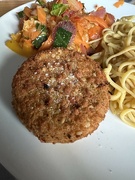 30th Apr 2024 - Fish cake with noodles and stir fry 