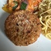 Fish cake with noodles and stir fry 