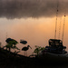 Fishing at Sunrise by kvphoto
