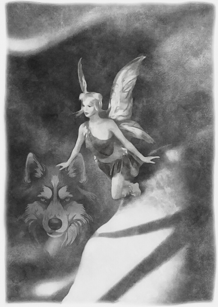 Tinkerbell and her Daemon by cocokinetic