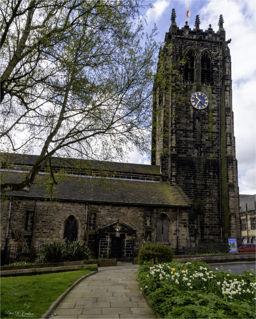 Rear of Halifax Minster by pcoulson