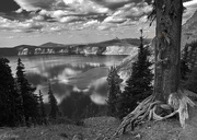 5th May 2024 - Crater Lake from Phone for B and W 