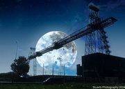 6th May 2024 - Moonlight over the Transporter Bridge 