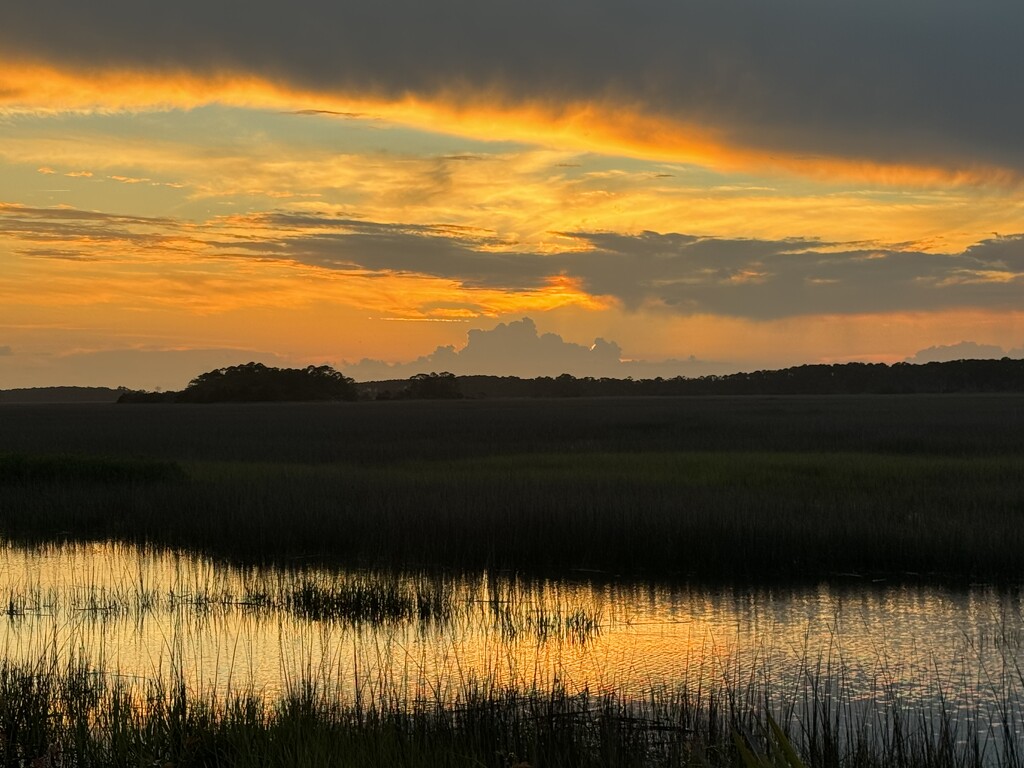 Marsh sunset 3 by congaree