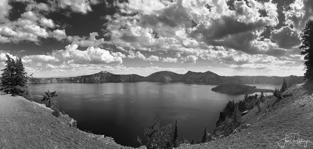 Crater Lake for B and W  by jgpittenger