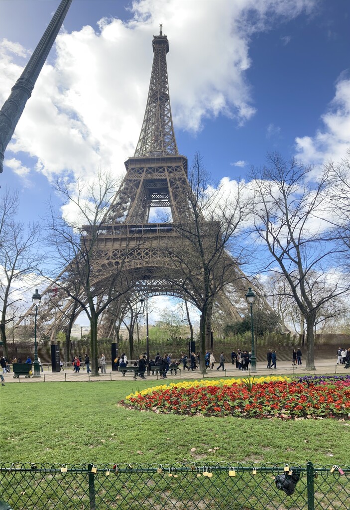 Sunny Day at The Eiffel Tower by charliekb7452