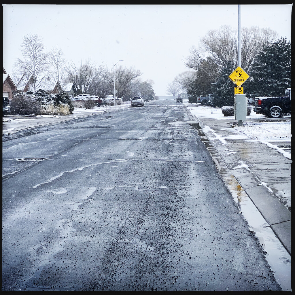 frosted morning road by jeffjones