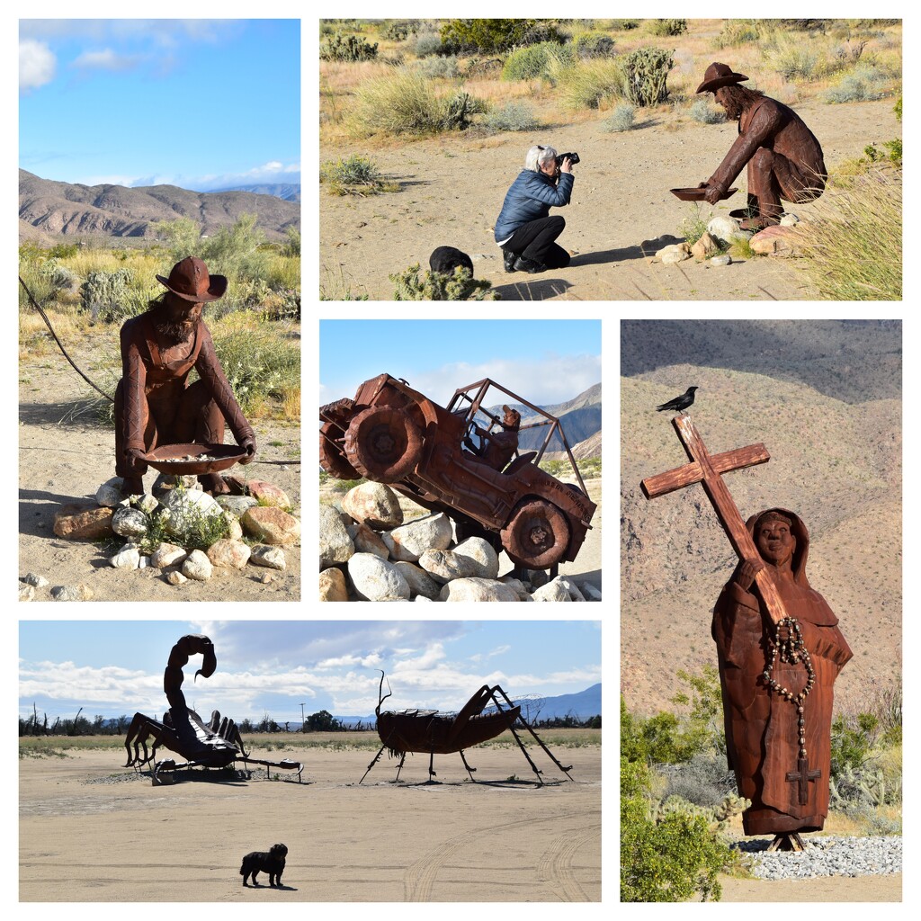 Anzo-Berrago sculptures collage by bigdad