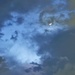 Quarter moon and clouds from my balcony the other night