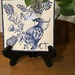 A hand painted tile 