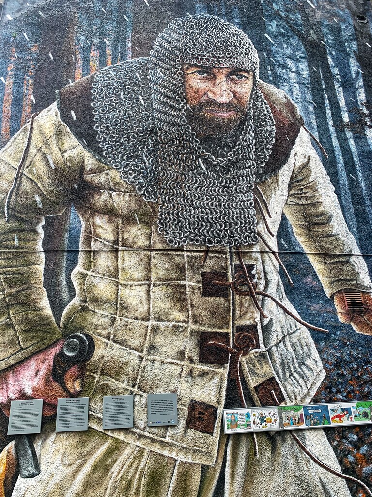 A grand mural of William Wallace….. by billdavidson