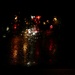 Street light with rain