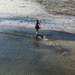 Running Across The Beach