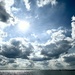 Summer clouds over Charleston Harbor by congaree