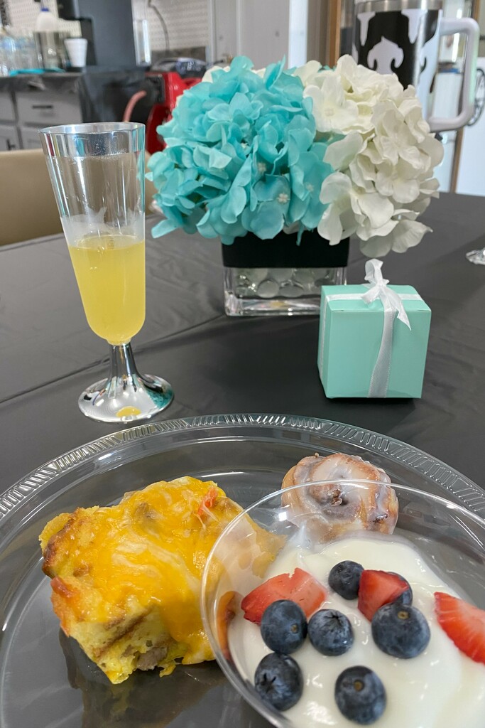 A party breakfast with mimosas by tunia