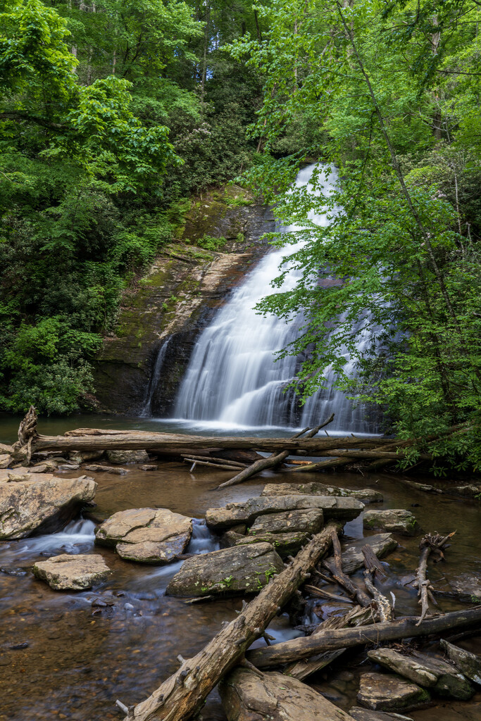 Helton Creek Upper Falls by kvphoto