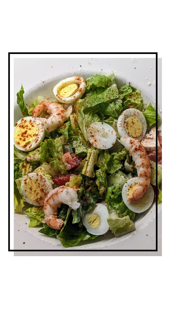 Fun is eating a yummy salad by zilli