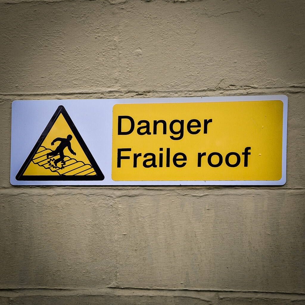Is the roof frail or fragile? by andyharrisonphotos