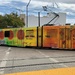 Light Rail with Graffiti
