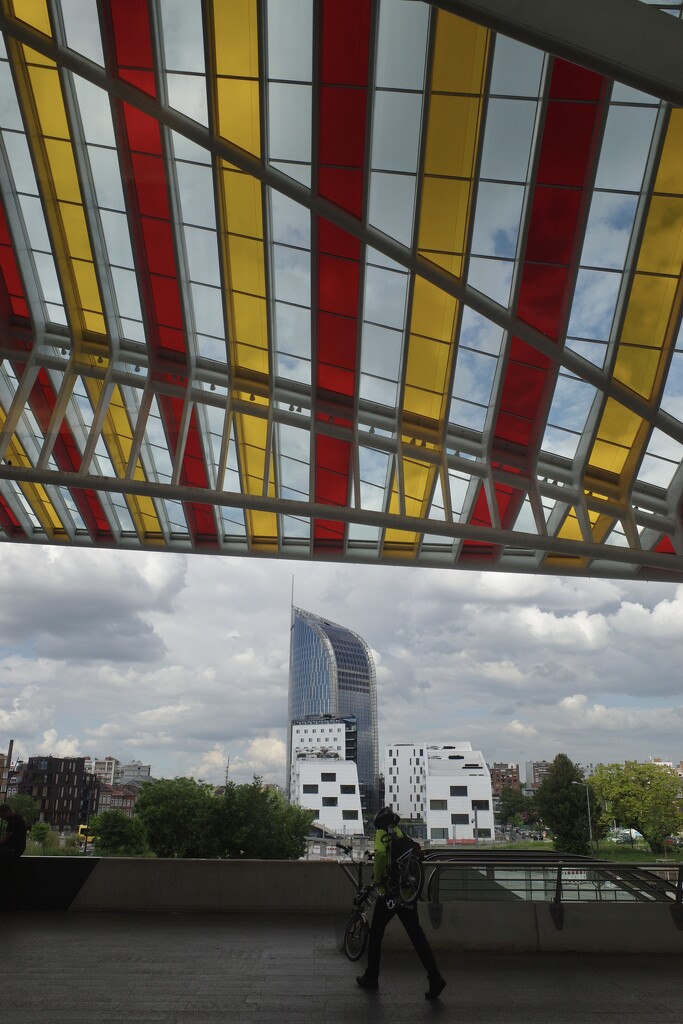 Vibrant Roof at Liège-Guillemins Station by vincent24