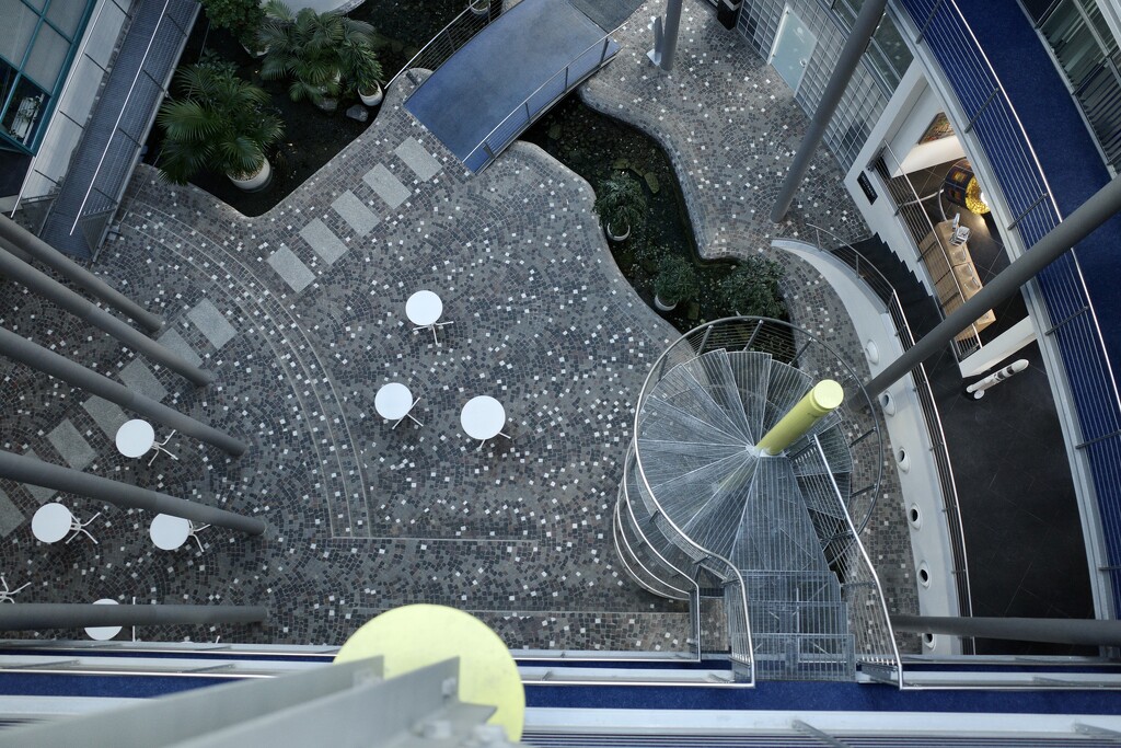 Bird's-Eye View of Office Courtyard by vincent24