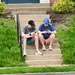 Guys on the steps