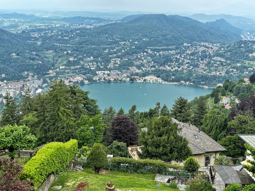 Como lake from above.  by cocobella