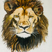 Lions head (painting) by stuart46