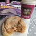 Bacon roll and latte 