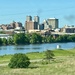 Skyline of Peoria, Illinois 