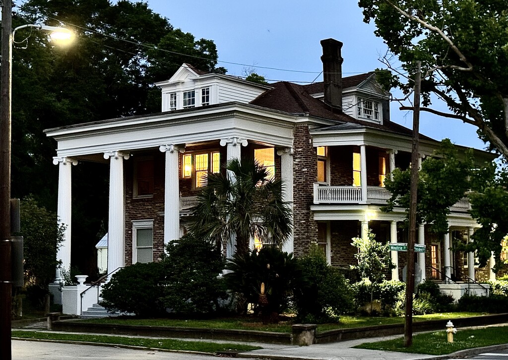 One of my favorite Greek Revival homes next to the park where I often walk. by congaree