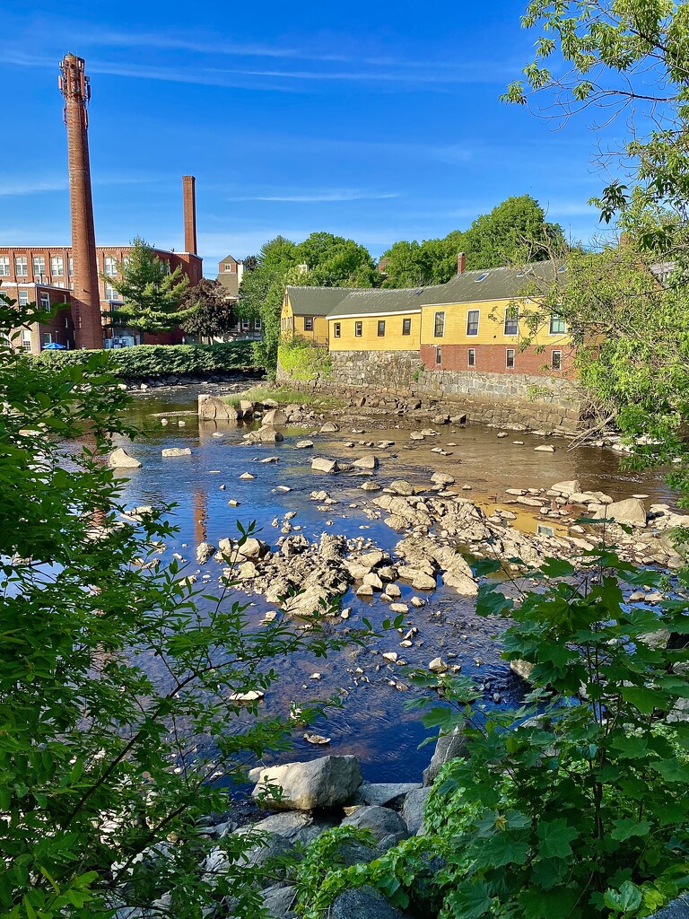 Mill Town River Rocks by rickaubin