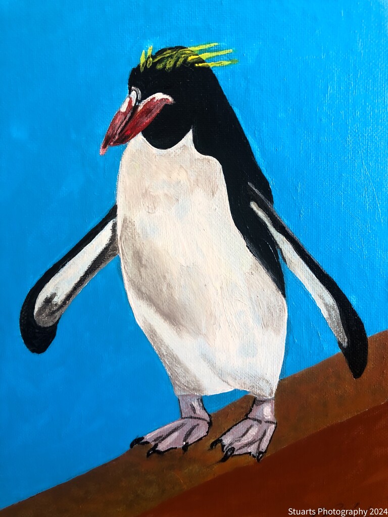 Penguin (painting) by stuart46