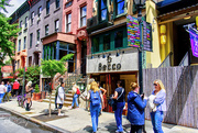 2nd Jun 2024 - My wife (capri pants) with others as we wait for our noon lunch reservations at Becco in Hell's Kitchen