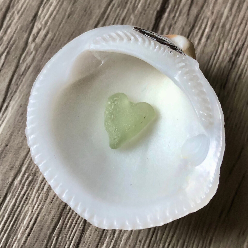 Heart Shaped Sea Glass by dailypix