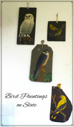 5th Jun 2024 - Bird Paintings on Slate