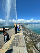 3rd Jun 2024 - Going to the jet d’eau. 