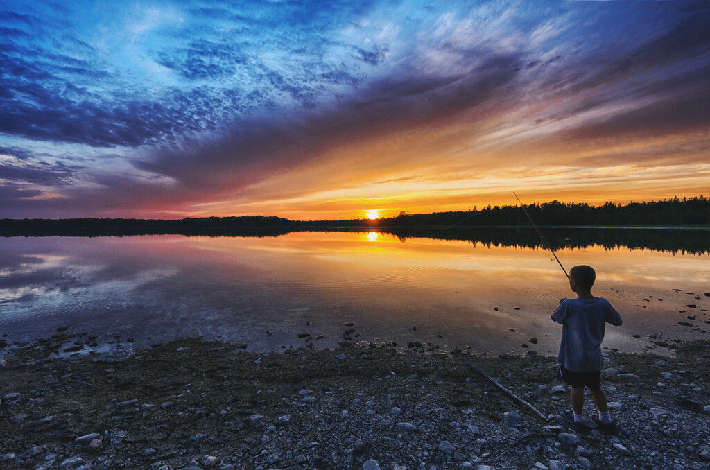 Lakeside Fishing by pdulis