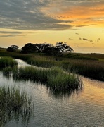 6th Jun 2024 - Marsh sunset at high tide