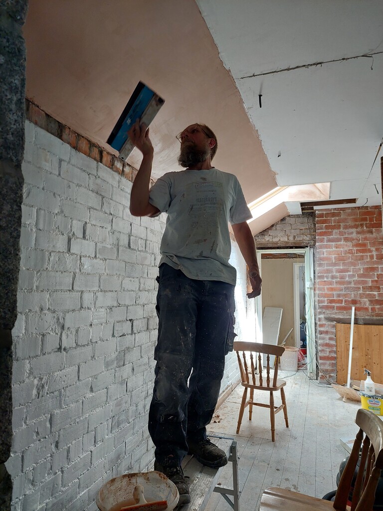 Plastering in the shop by samcat