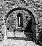 4th Jun 2024 - Ruins of an old church (B&W)