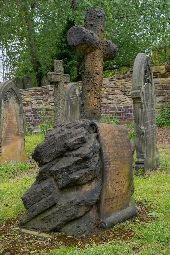 Unique headstone, jewellery quarter by clifford