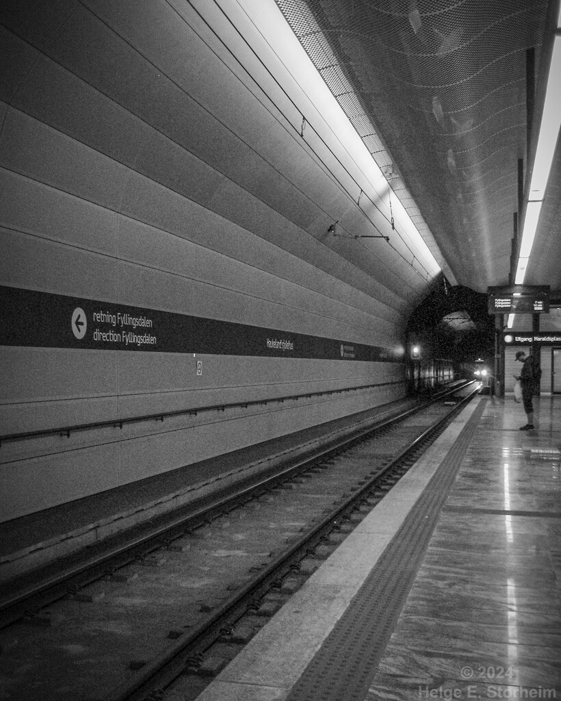 Underground Light Rail station by helstor365