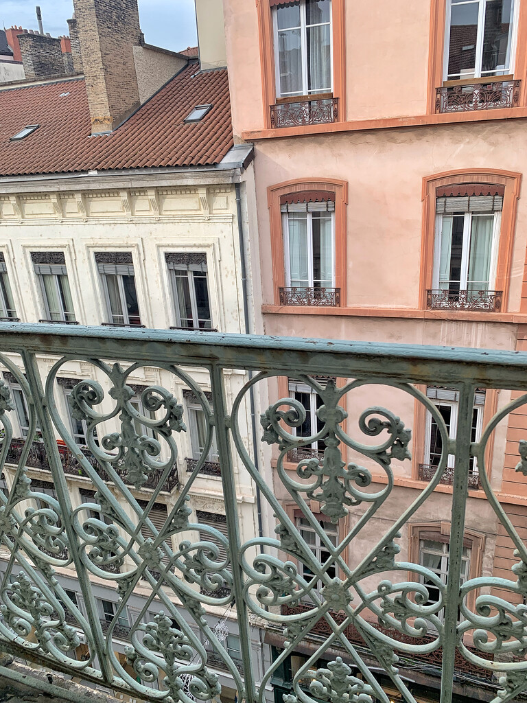 Hearts on a balcony in Lyon.  by cocobella