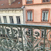 Hearts on a balcony in Lyon. 