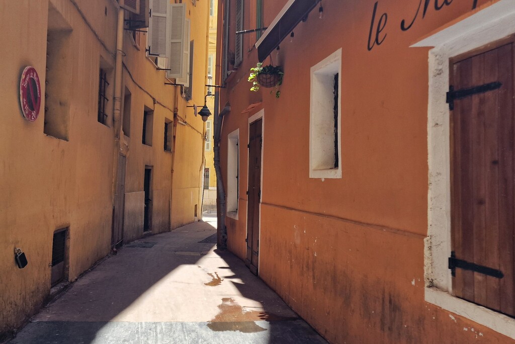 narrow street by christophercox