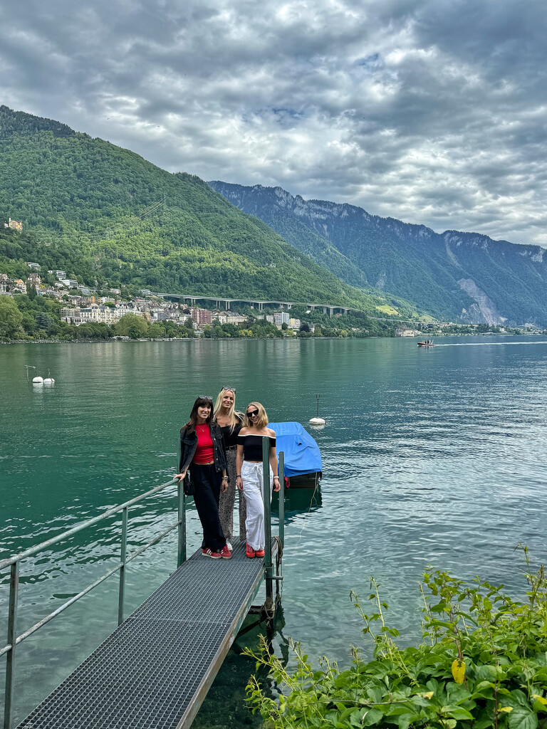 Friends by the lake.  by cocobella